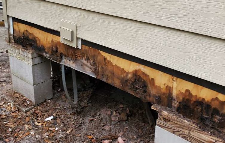 cutting back the roofing felt