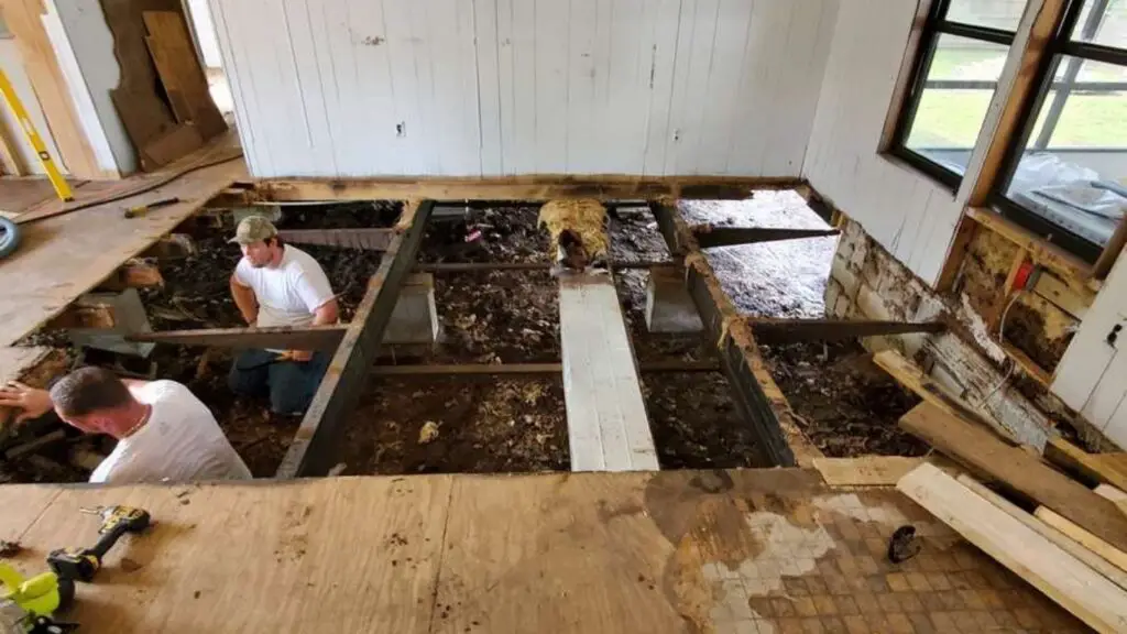How to Remove and Replace Mobile Home Floor Joists.