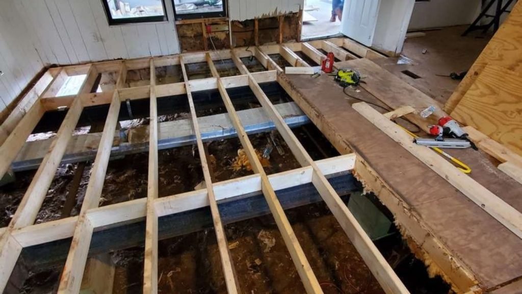 Cripple studs installed